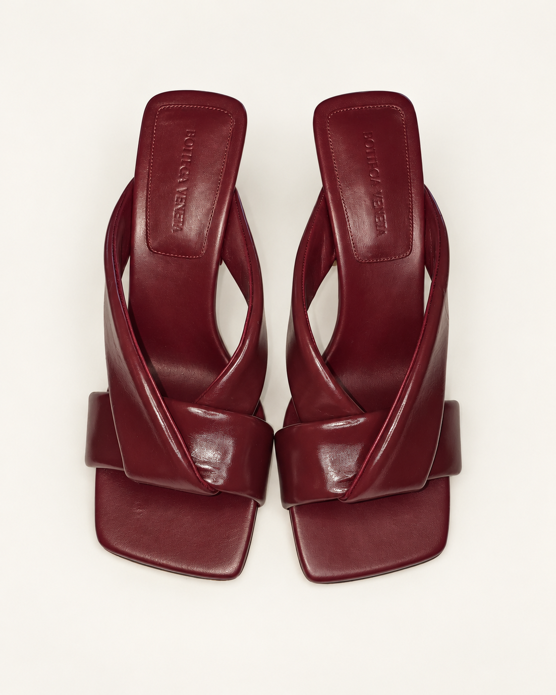 Bottega Veneta Sandals — Burgundy — Size 41