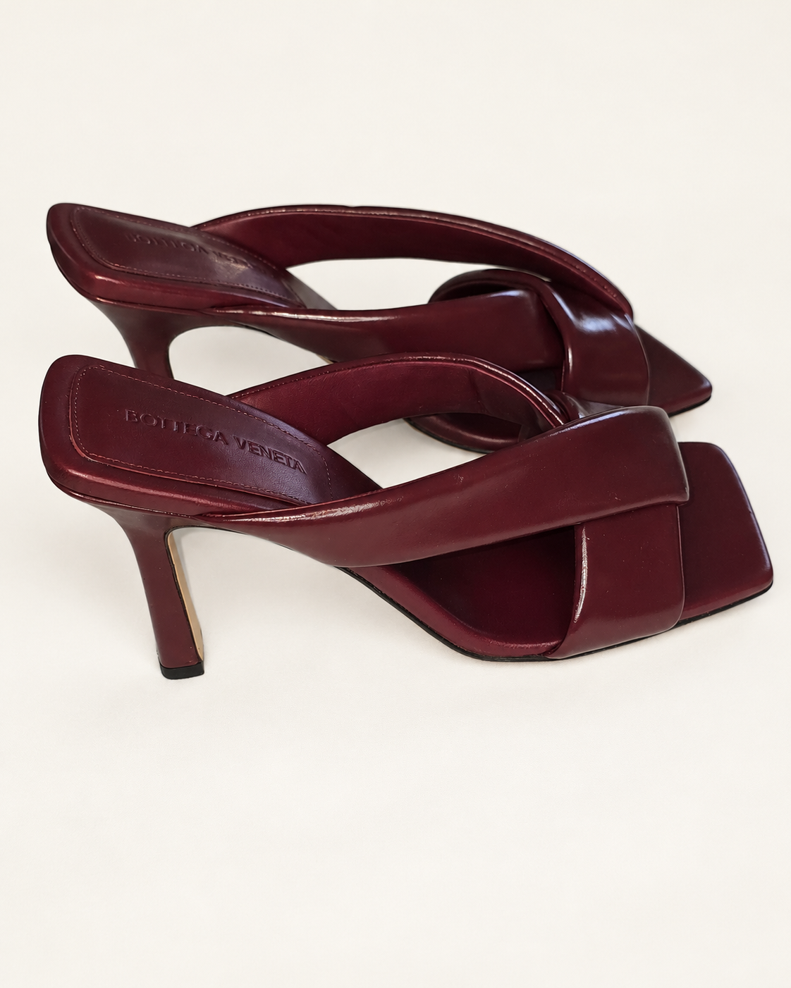 Bottega Veneta Sandals — Burgundy — Size 41